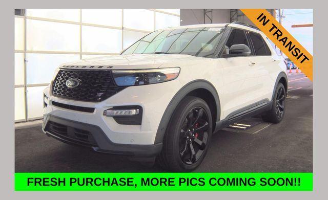 White Metallic 2020 Ford Explorer SUV / Crossover All-Wheel Drive Automatic