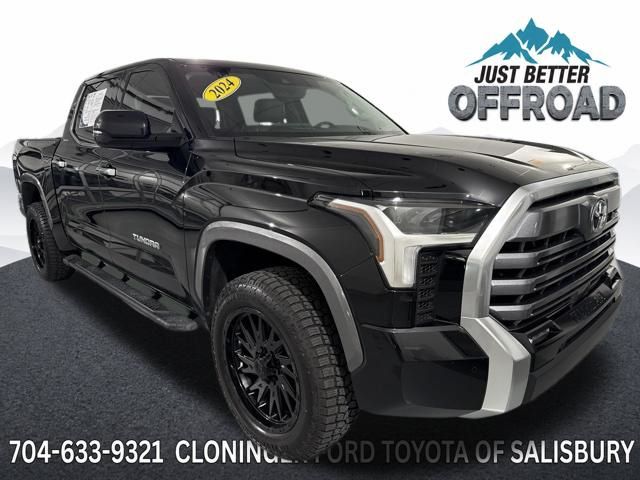 Midnight Black Metallic 2024 Toyota Tundra Pickup Truck Four-Wheel Drive Automatic