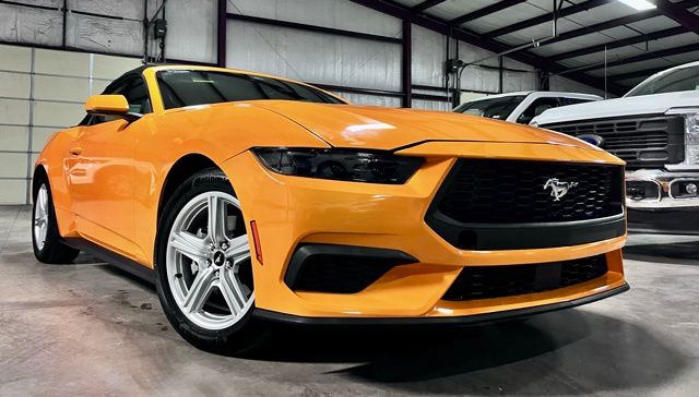 Orange Fury Metallic TC 2026 Ford Mustang EcoBoost Premium Convertible RWD Convertible Rear-Wheel Drive Automatic