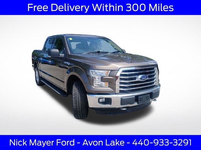 Caribou Metallic 2015 Ford F-150 XLT SuperCrew 4WD Pickup Truck Four-Wheel Drive 6-Speed Automatic