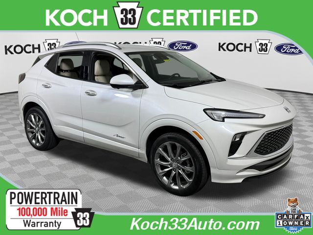 White Frost Tricoat 2024 Buick Encore GX SUV / Crossover All-Wheel Drive 9-Speed Automatic