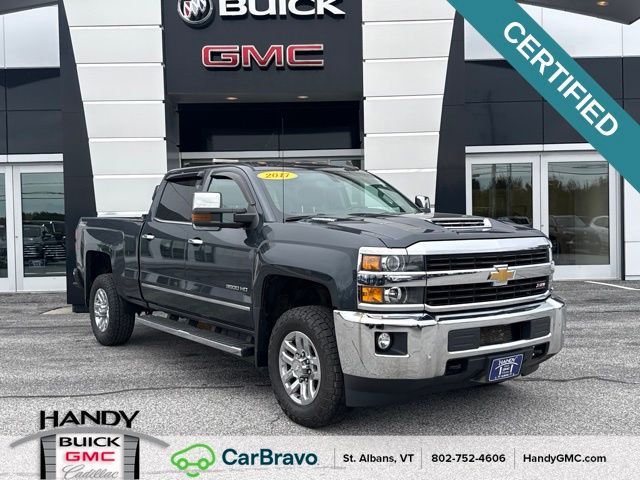 Gray (Graphite Metallic) 2017 Chevrolet Silverado 3500HD Pickup Truck Four-Wheel Drive 6-Speed Automatic