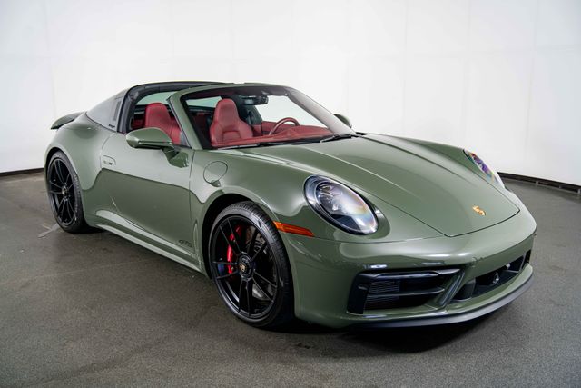 Green 2022 Porsche 911 Convertible All-Wheel Drive