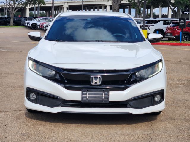 2020 Honda Civic Sport White at Emmons Autoplex
