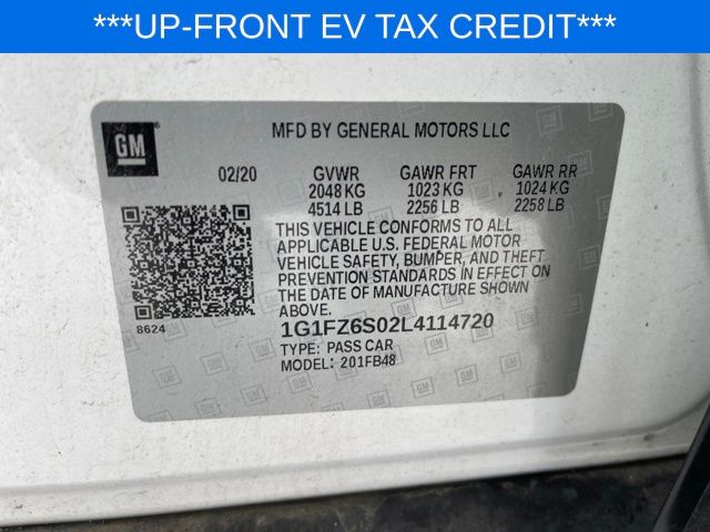 Used 2020 Chevrolet Bolt EV For Sale in Livonia, MI