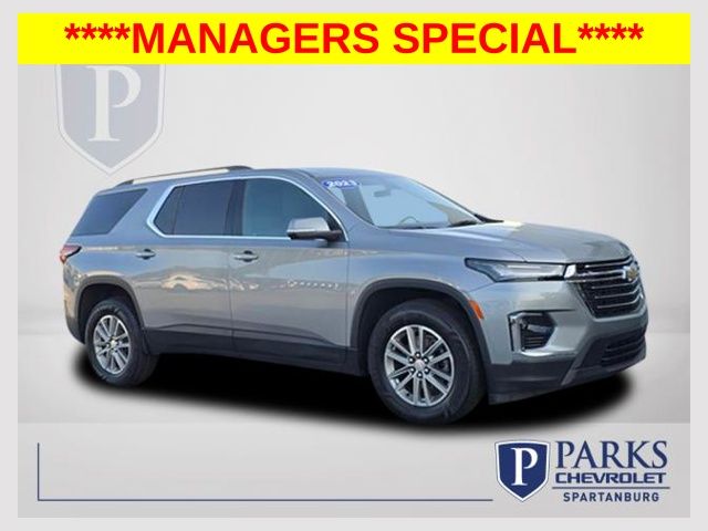 Sterling Gray Metallic 2023 Chevrolet Traverse SUV / Crossover Four-Wheel Drive 9-Speed Automatic