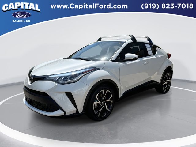 White (Blizzard Pearl) 2021 Toyota C-HR XLE FWD SUV / Crossover Front-Wheel Drive Continuously Variable Transmission