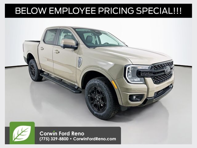 Gray 2026 Ford Ranger Pickup Truck Four-Wheel Drive Automatic