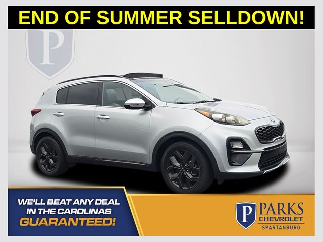 Sparkling Silver 2020 Kia Sportage SUV / Crossover Front-Wheel Drive 6-Speed Automatic Overdrive
