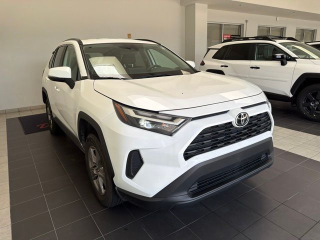 2025 Toyota RAV4 XLE White at DeMontrond Auto Country