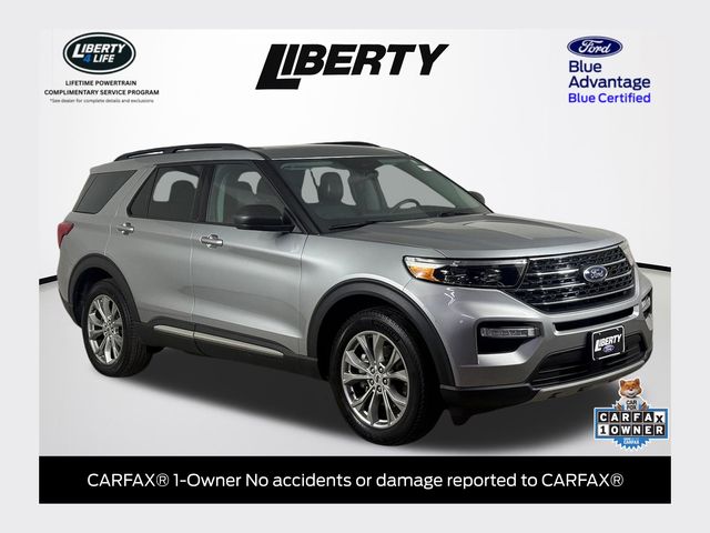 Silver Metallic 2023 Ford Explorer SUV / Crossover All-Wheel Drive Automatic