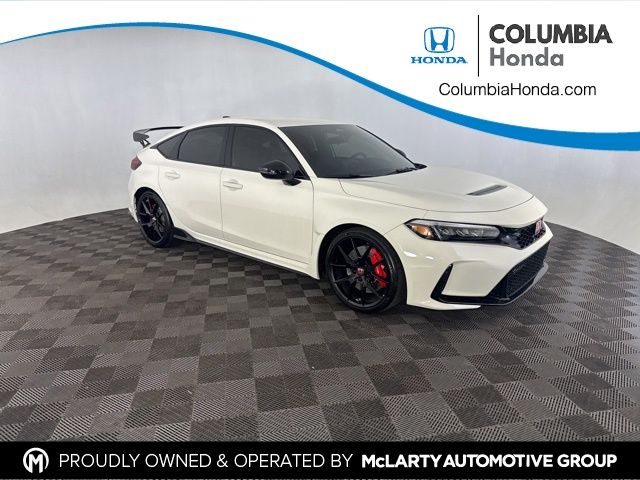 Championship White 2025 Honda Civic Type R FWD Hatchback Front-Wheel Drive 6-Speed Manual