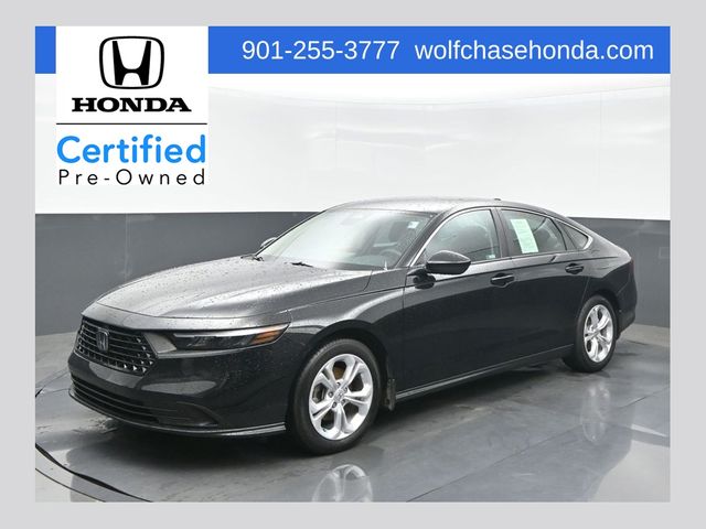 Crystal Black Pearl 2025 Honda Accord Sedan Front-Wheel Drive Continuously Variable Transmission