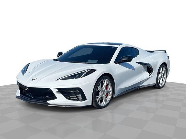 Arctic White 2022 Chevrolet Corvette Stingray 2LT Coupe RWD Coupe Rear-Wheel Drive 8-Speed Dual Clutch