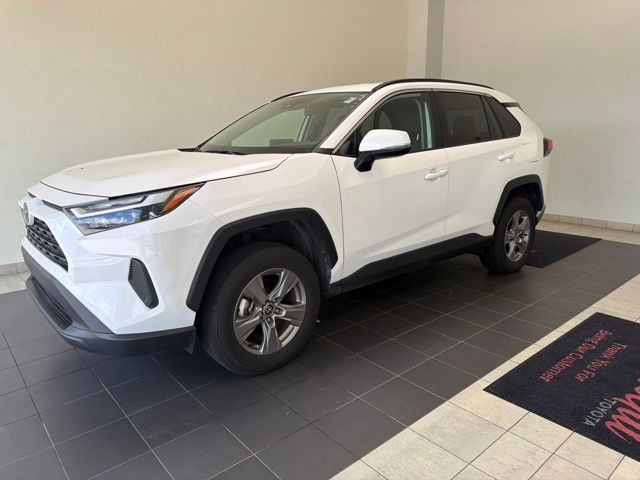 2025 Toyota RAV4 XLE White at DeMontrond Auto Country
