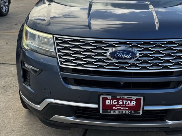 2019 Ford Explorer Platinum Blue at Bayway Chrysler Dodge Jeep Ram