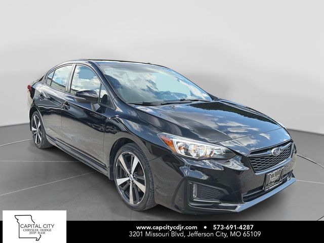 Crystal Black Silica 2017 Subaru Impreza Sedan All-Wheel Drive Continuously Variable Transmission