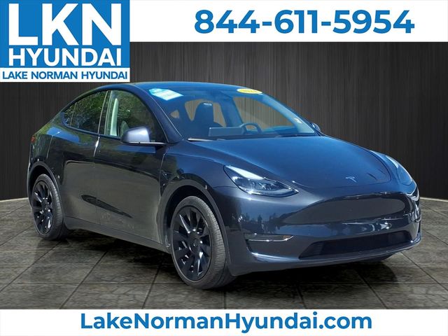 Gray 2024 Tesla Model Y Long Range RWD SUV / Crossover Rear-Wheel Drive 1-Speed Automatic