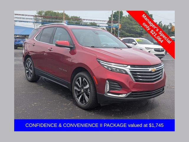 Radiant Red Tintcoat 2023 Chevrolet Equinox SUV / Crossover Four-Wheel Drive 6-Speed Automatic Overdrive