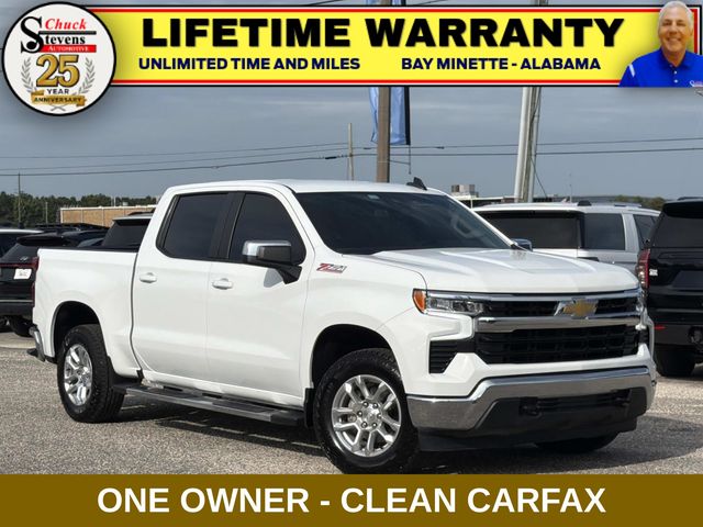 Summit White 2025 Chevrolet Silverado 1500 Pickup Truck Four-Wheel Drive Automatic