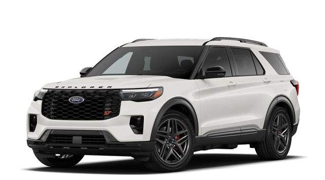 Star White Metallic Tri-Coat 2026 Ford Explorer SUV / Crossover Rear-Wheel Drive Automatic