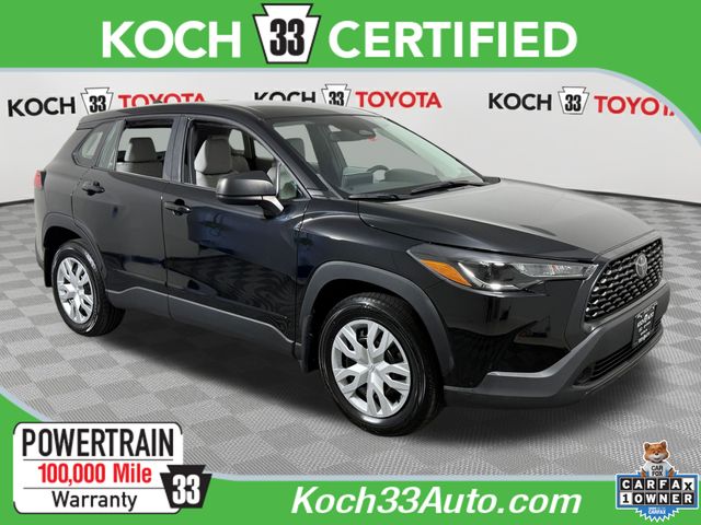 Jet Black 2023 Toyota Corolla Cross SUV / Crossover All-Wheel Drive Continuously Variable Transmission