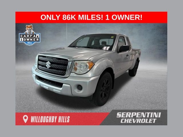 Silver 2011 Suzuki Equator Sport Ext Cab 4WD Pickup Truck Four-Wheel Drive 5-Speed Automatic