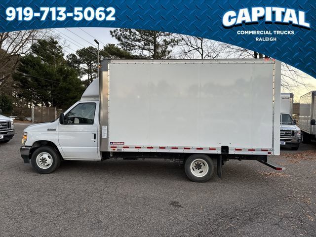 New 2025 White Ford 14FT BOX/SIDE DOOR image 5