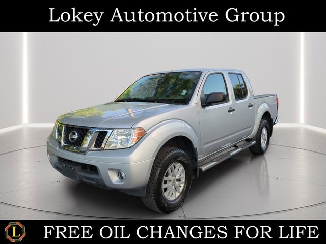 Brilliant Silver 2016 Nissan Frontier SV Crew Cab Pickup Truck 4X2 5-Speed Automatic Overdrive