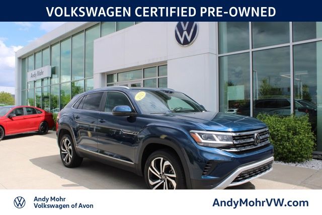 Tourmaline Blue Metallic 2023 Volkswagen Atlas Cross Sport SUV / Crossover All-Wheel Drive 8-Speed Automatic