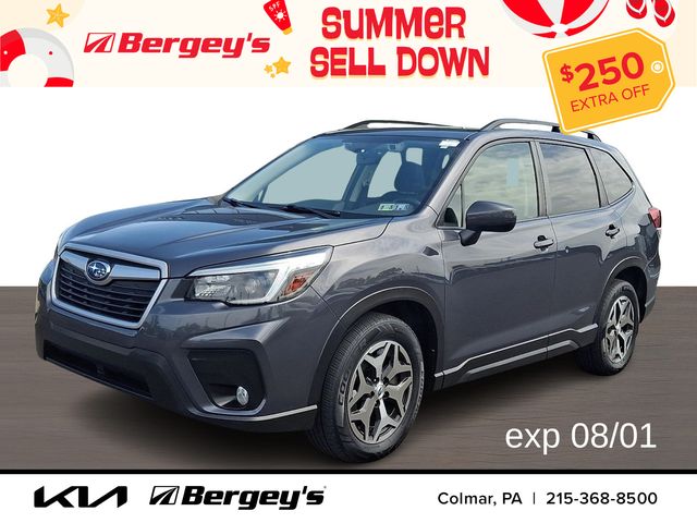 Magnetite Gray Metallic 2021 Subaru Forester SUV / Crossover All-Wheel Drive Continuously Variable Transmission