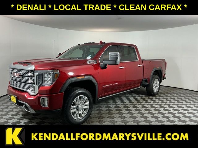 Cayenne Red 2023 GMC Sierra 2500HD Pickup Truck Four-Wheel Drive Automatic