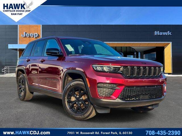 Velvet Red Pearlcoat 2024 Jeep Grand Cherokee SUV / Crossover Four-Wheel Drive 8-Speed Automatic
