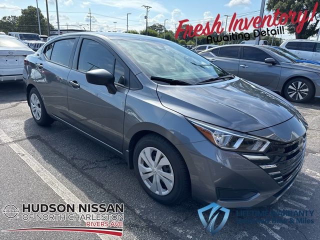 2023 Gun Metallic Nissan Versa 1.6 S FWD Sedan