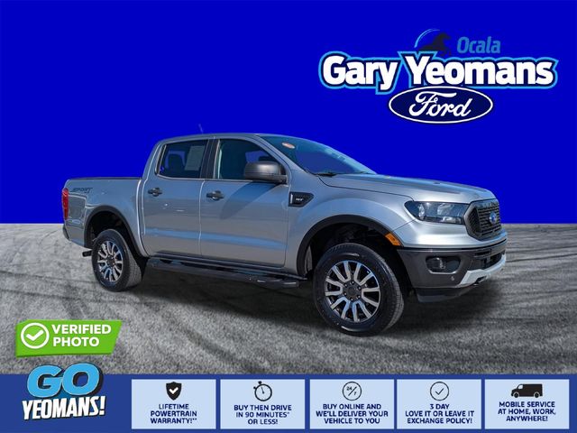Silver Metallic 2021 Ford Ranger XLT SuperCrew 4WD Pickup Truck Four-Wheel Drive Automatic