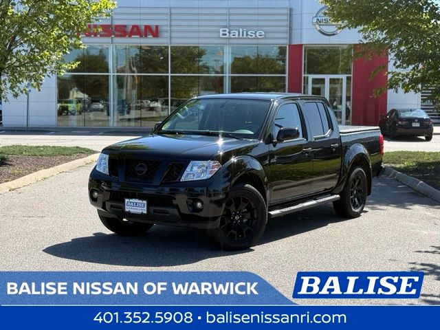 Gray (Magnetic Black Pearl) 2020 Nissan Frontier Pickup Truck Four-Wheel Drive 9-Speed Automatic