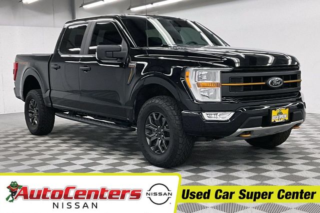 Agate Black Metallic 2022 Ford F-150 Pickup Truck Four-Wheel Drive 10-Speed Automatic