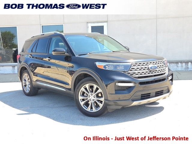 Black Metallic 2023 Ford Explorer SUV / Crossover All-Wheel Drive Automatic