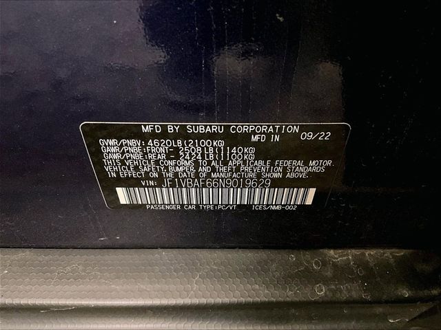 2022 Subaru WRX Premium Blue at Audi Porsche Sewickley