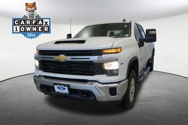 Summit White 2024 Chevrolet Silverado 3500HD LT Crew Cab 4WD Pickup Truck Four-Wheel Drive Automatic