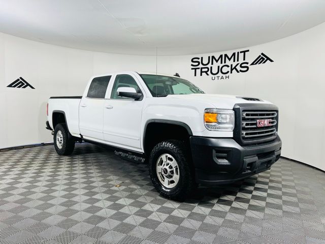 Summit White 2019 GMC Sierra 2500HD SLE Crew Cab 4WD Pickup Truck Four-Wheel Drive 6-Speed Automatic