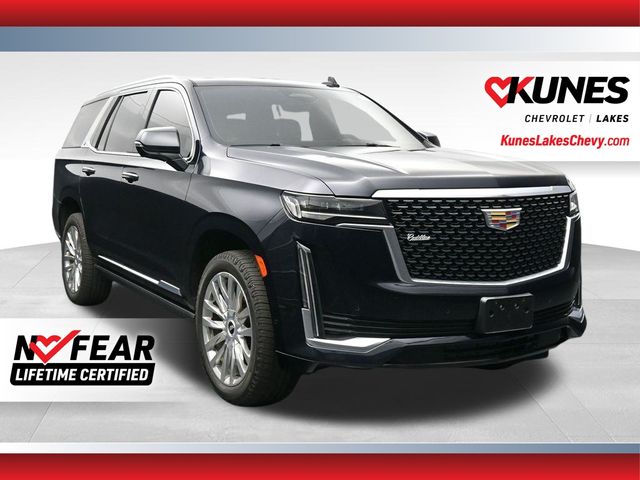 Dark Moon Blue Metallic 2021 Cadillac Escalade Premium Luxury 4WD SUV / Crossover Four-Wheel Drive