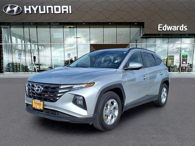 Shimmering Silver 2023 Hyundai Tucson SEL FWD SUV / Crossover Front-Wheel Drive 8-Speed Automatic