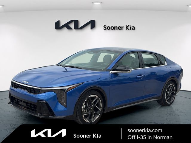 Wave Blue 2025 Kia K4 GT-Line FWD Sedan Front-Wheel Drive Continuously Variable Transmission