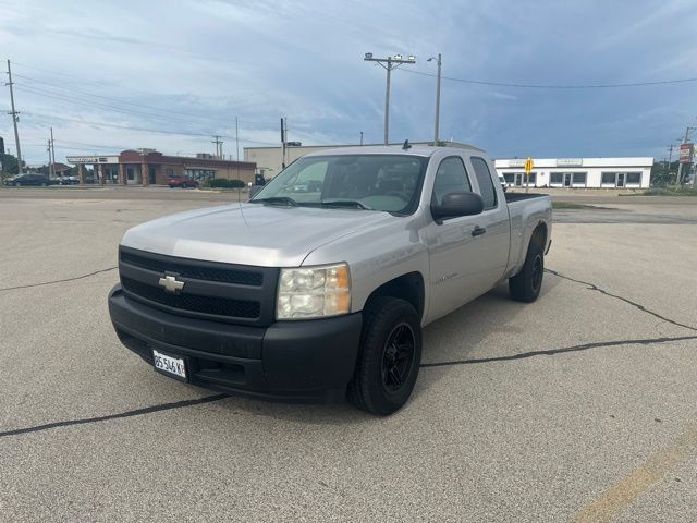 Silver Birch Metallic 2007 Chevrolet Silverado 1500 Work Truck Extended Cab RWD Pickup Truck Rear-Wheel Drive 4-Speed Automatic Overdrive