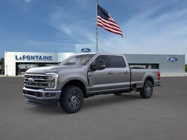 Gray Metallic 2026 Ford F-250 Super Duty Lariat Crew Cab 4WD Pickup Truck Four-Wheel Drive Automatic