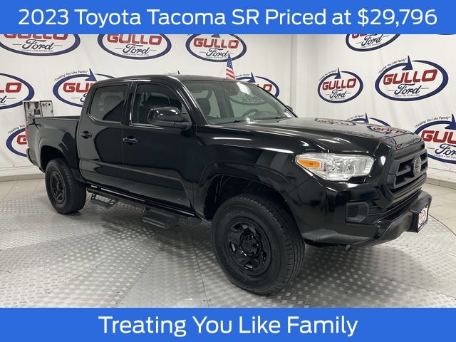 Black 2023 Toyota Tacoma Pickup Truck Four-Wheel Drive 6-Speed Automatic