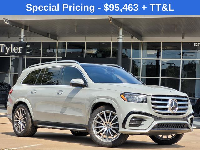 Gray (MANUFAKTUR Alpine Grey) 2025 Mercedes-Benz GLS SUV / Crossover All-Wheel Drive 9-Speed Automatic