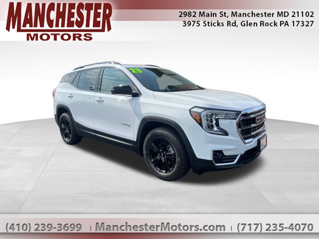 Summit White 2023 GMC Terrain AT4 AWD SUV / Crossover All-Wheel Drive 9-Speed Automatic