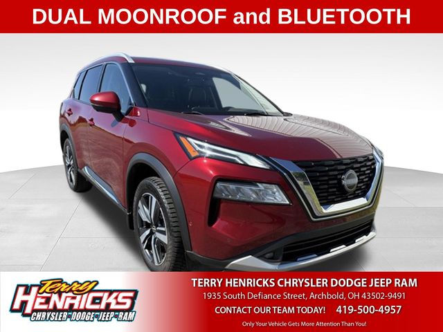 Red (Scarlet Ember Tintcoat) 2022 Nissan Rogue SUV / Crossover All-Wheel Drive Continuously Variable Transmission